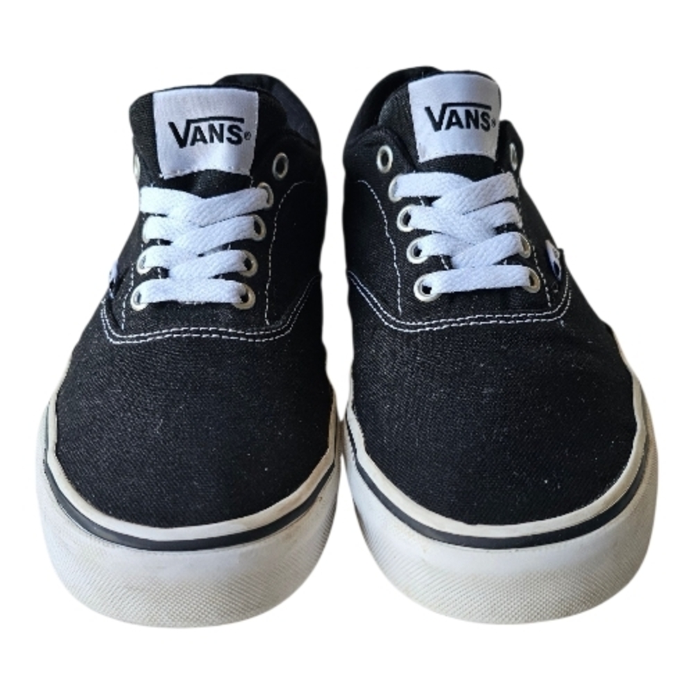 Vans Era Black Canvas Skate Shoes Men’s 8.5 Classic Streetwear Sneakers - Picture 3 of 16